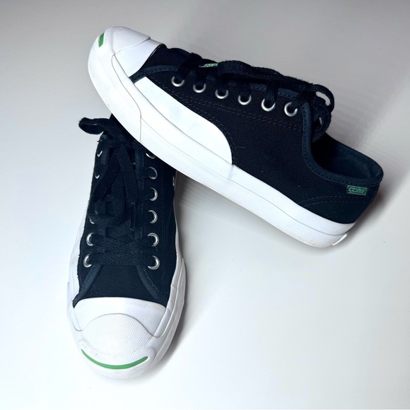 CONVERSE Jack Purcell Low Cut Canvas Sneakers Unisex Size- Women’s 5.5 - Men - 4 - Picture 1 of 10